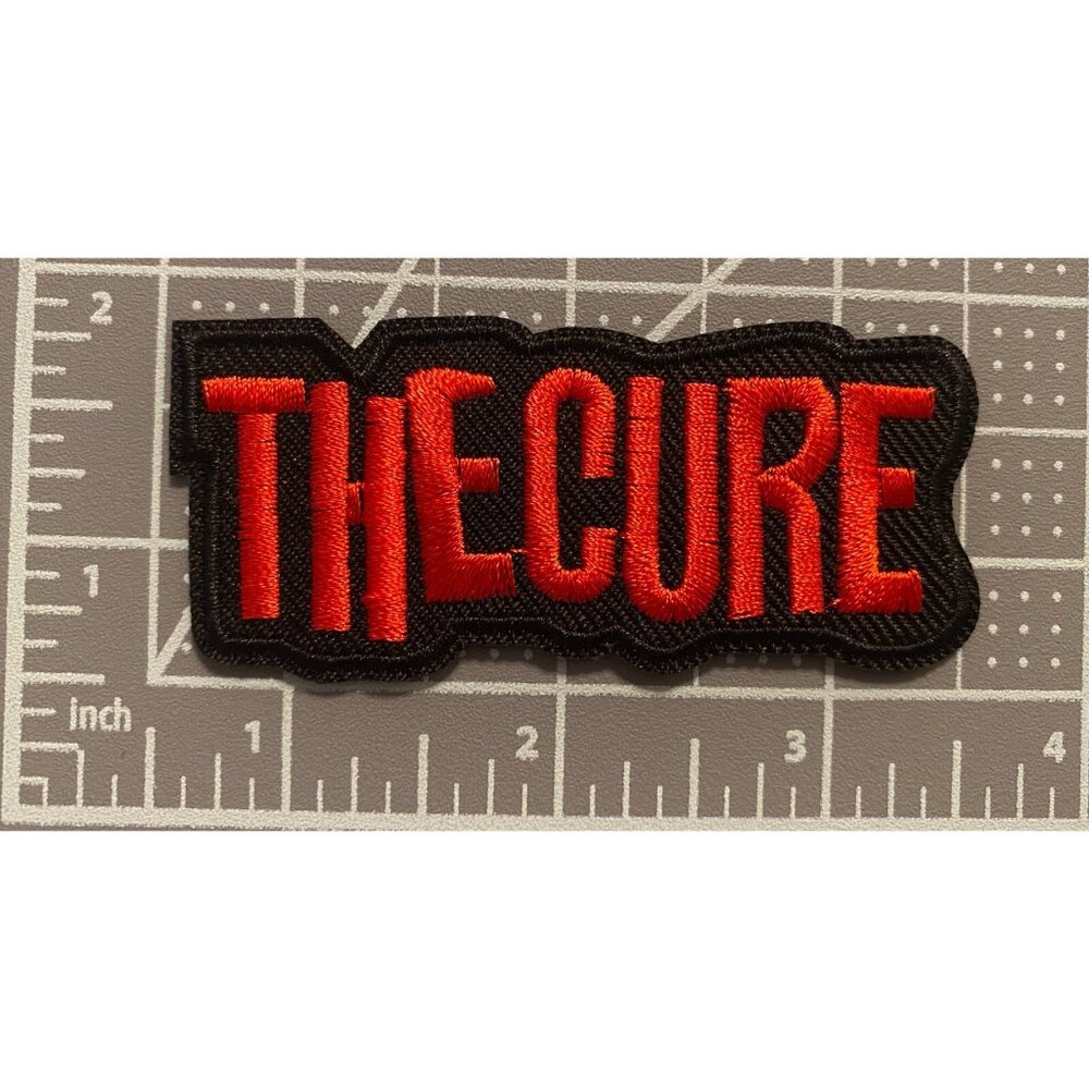 The Cure Rock and Roll Band Punk 2x3in Patch Iron / Sew-On